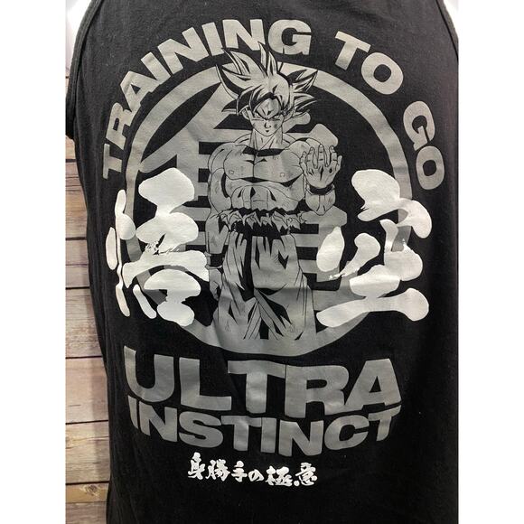 Dragon Ball Z Training To Go Ultra Instinct Tank Top Shirt Size Medium - Picture 7 of 7